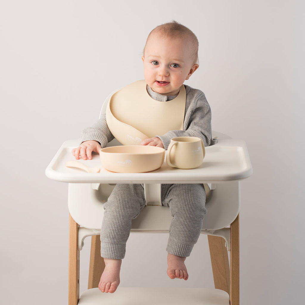 Silicone Bib - Sand-1