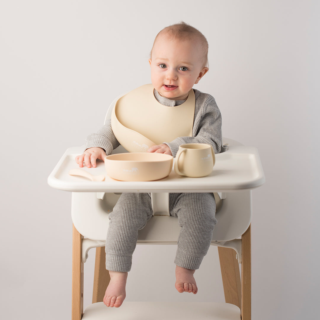 Silicone Bib - Sand-1