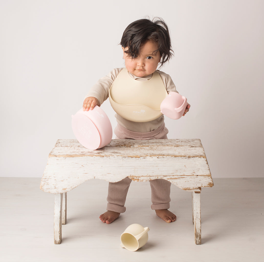 Silicone Bib - Sand-2