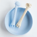 Giraffe eating set - blue-5
