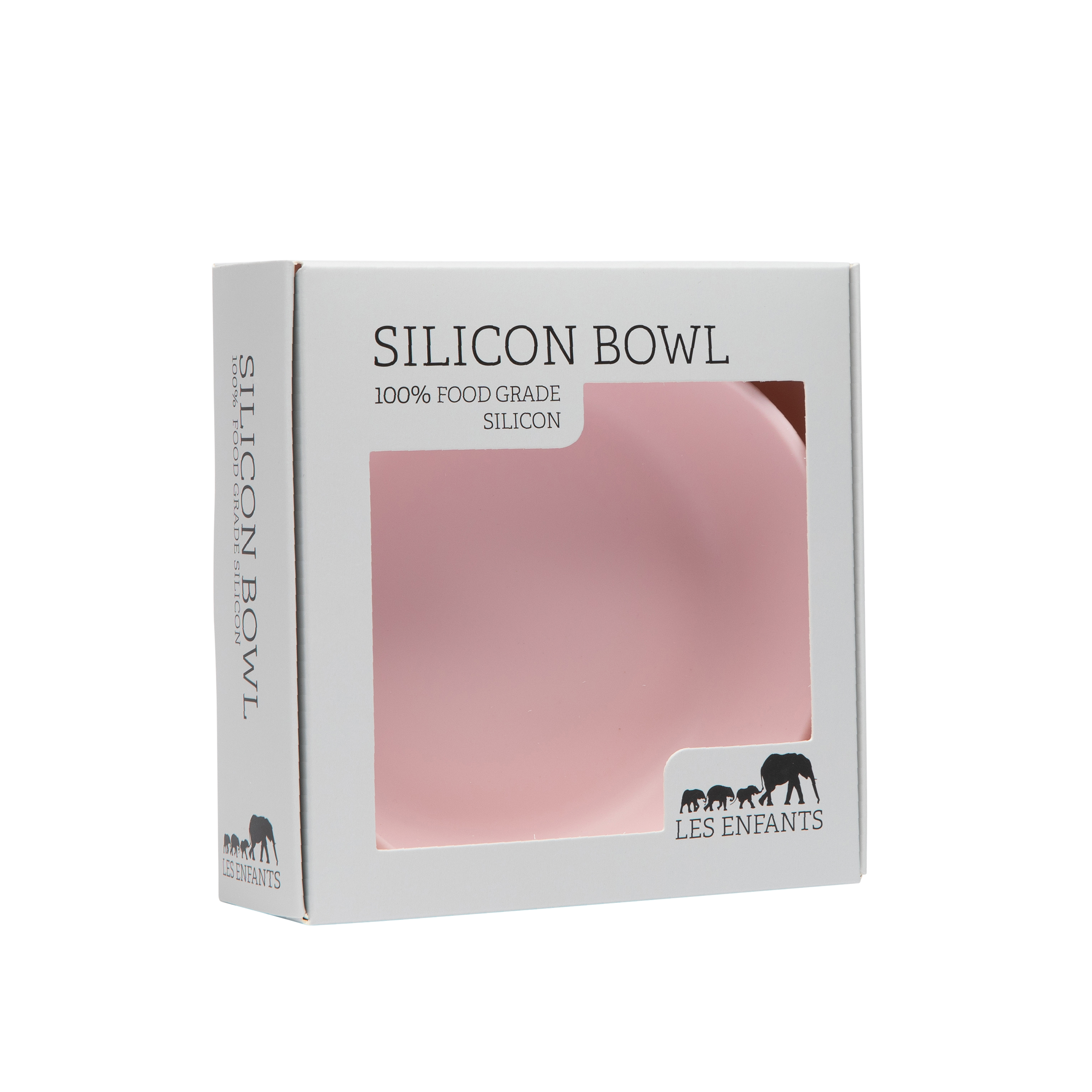 Barnservis silikon - rosa