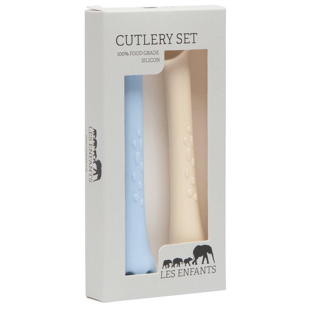 Giraffe eating set - blue-2