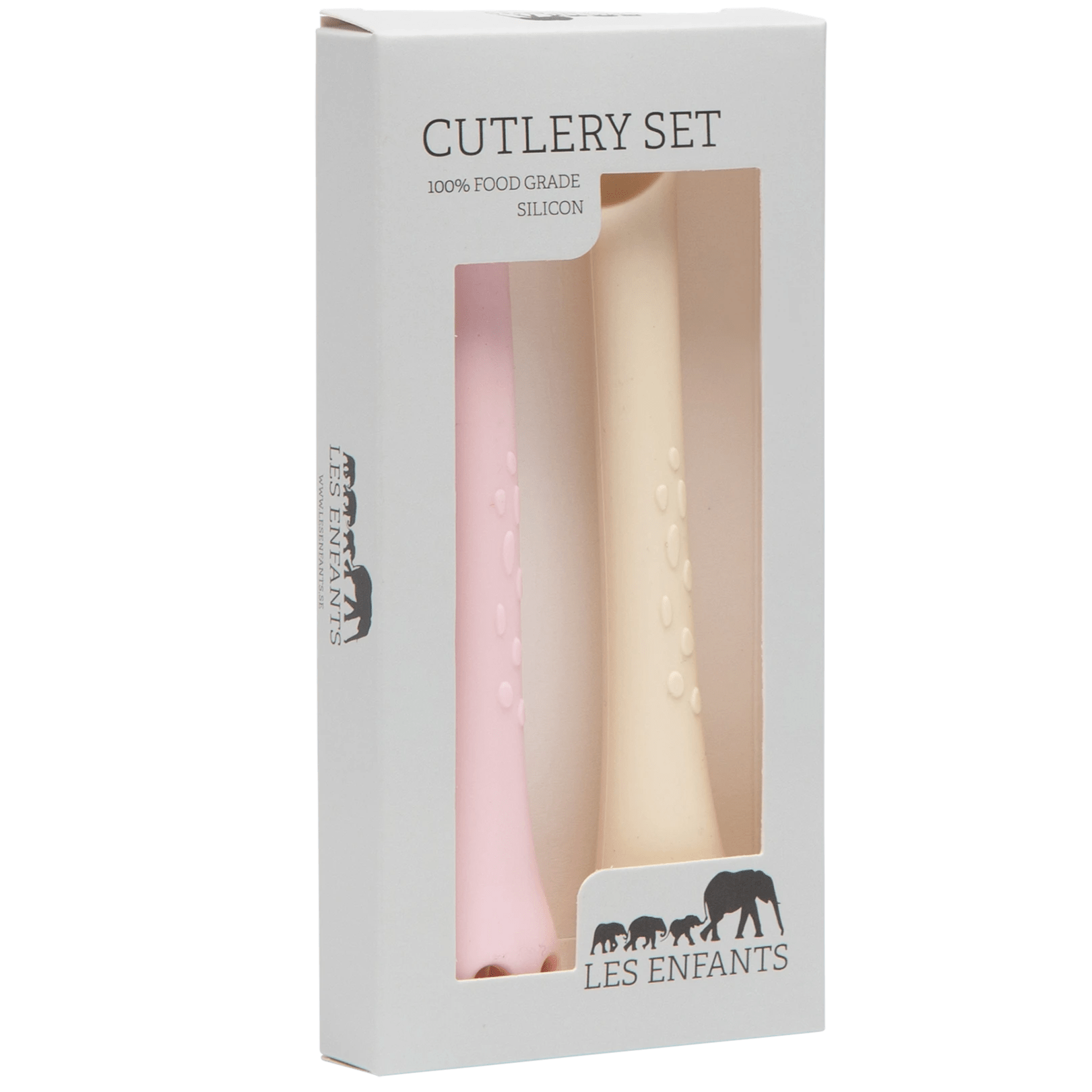 Giraffe eating set - pink-3