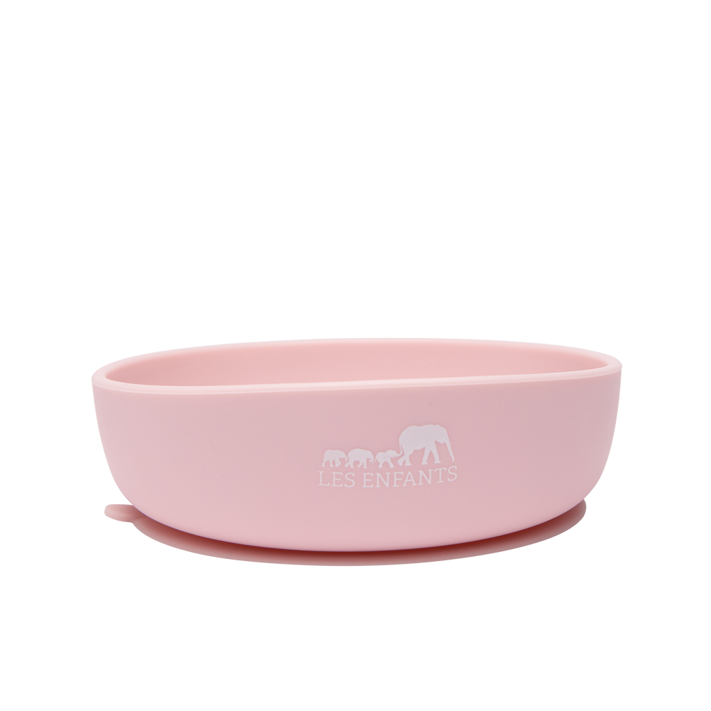 Barnservis silikon - rosa