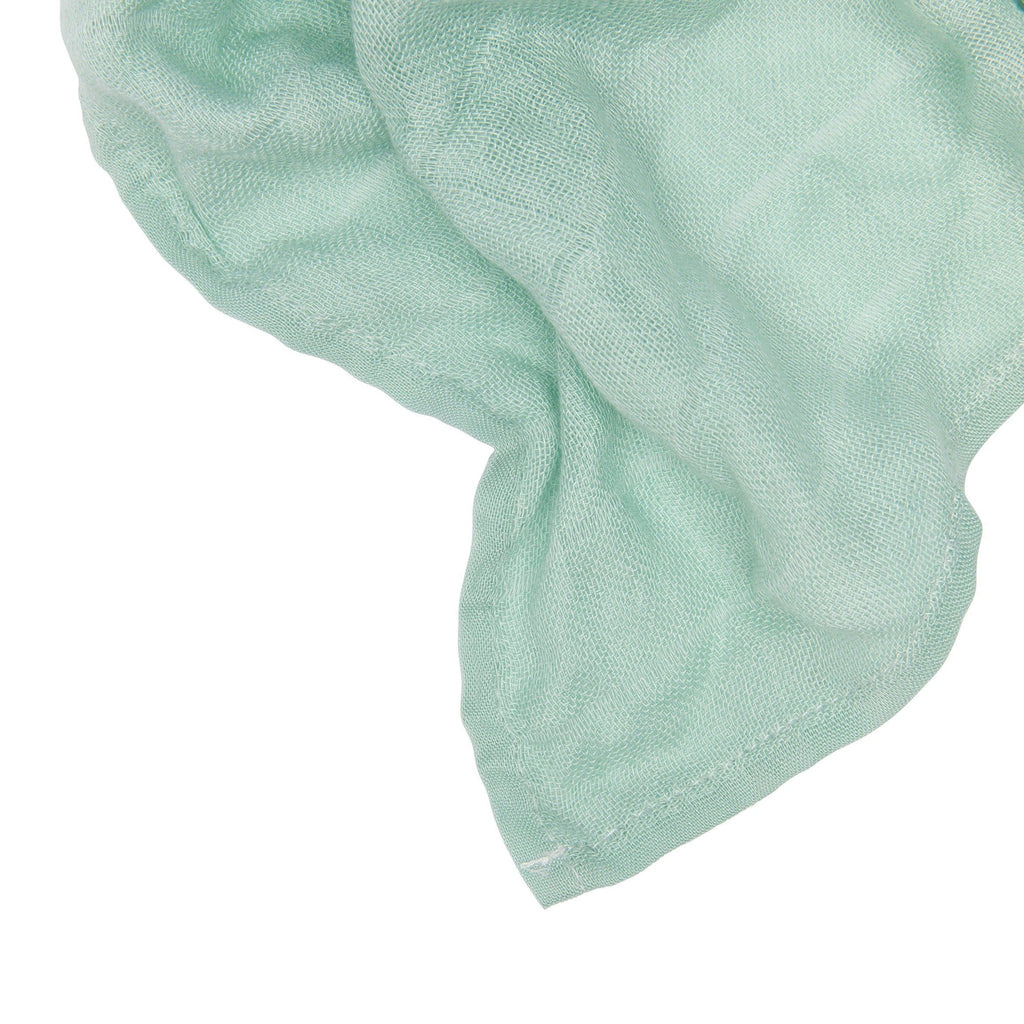 Muslin cloth set - green / white (4-pack)-3