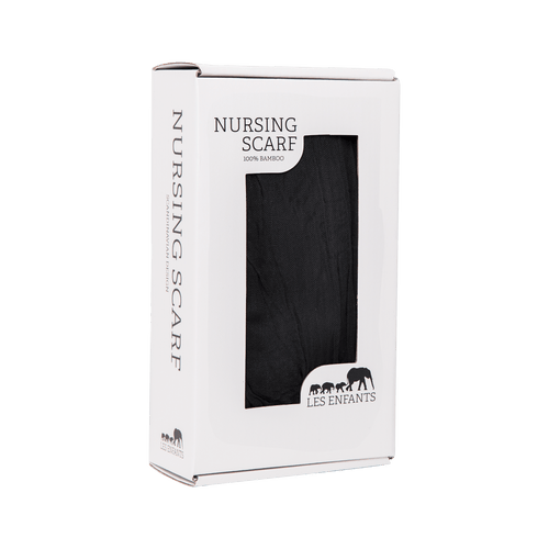 Nursing Scarf/Poncho - Black-0