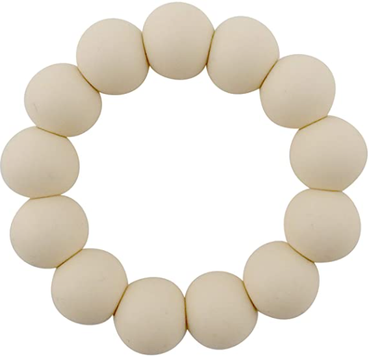 Silikon bitringsarmband- sand