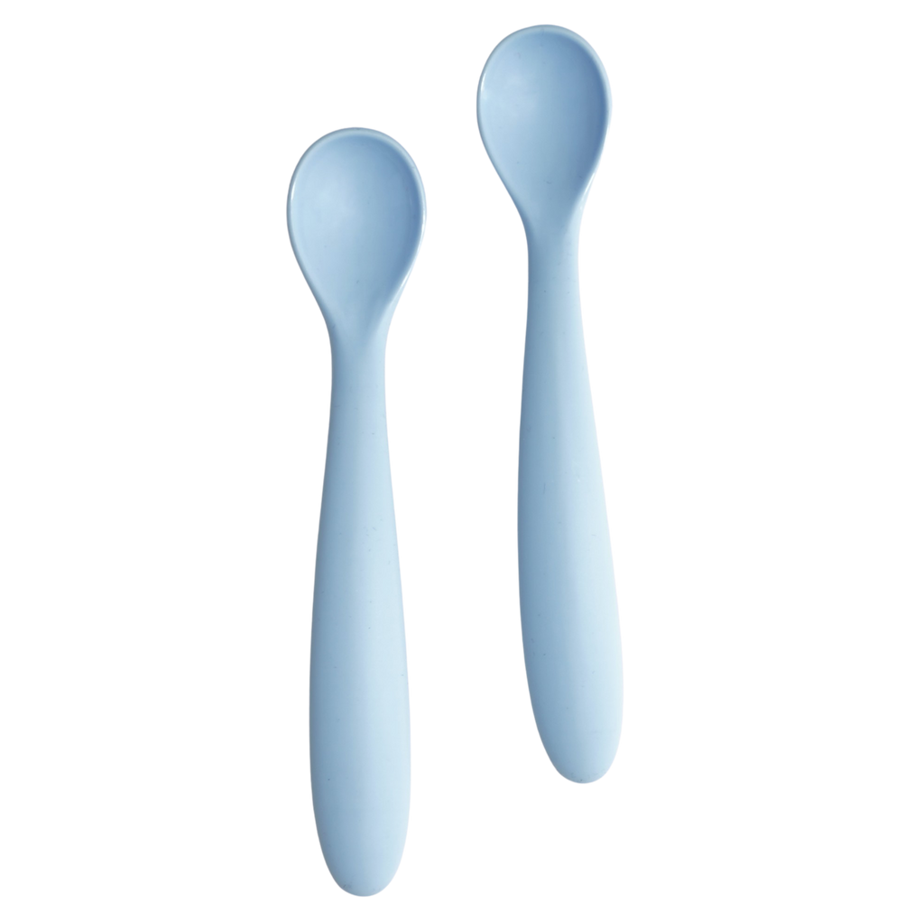 Silikonskedar 2 pack - blå-0